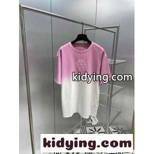 男女兼用 おしゃれ グラデーション クロムハーツ ブランド コピー 半袖Tシャツ コピー ゆったり トップスkid269P1DCq