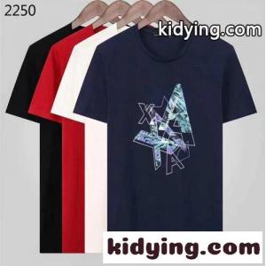 カジュアル 春夏 定番 プリント アルマーニ スーパーコピー tシャツ コピー 着心地いい 半袖 トップスkid26mG1PvC