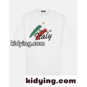 ベーシック 合わせやすい プリント ドルチェ&ガッバーナ スーパーコピー Tシャツ コピー 半袖 クルーネックkid26OzGf8f