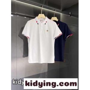 モンクレール ブランド コピー tシャツ コピー カジュアル ビジネス おしゃれ 定番 ロゴ コットン ポロシャツ 半袖kid26emmG5n