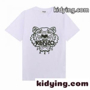 ケンゾー tシャツ コピー 半袖 合わせやすい 人気 おしゃれ タイガー 刺繍 クルーネックkid26XrS9zm