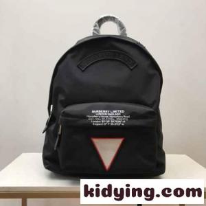 カジュアル ロゴプリント バーバリー コピー バッグ コピー 通勤 リュックサック ナイロン バックパックkid268TXHHn