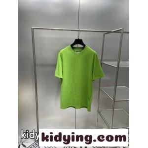 シンプル カジュアル 無地 ゆったり ボッテガ・ヴェネタ Tシャツ コピー 半袖 コットン トップスkid26XbemGz