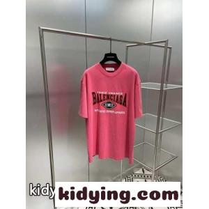 ユニセックス B Authentic Tシャツ バレンシアガ スーパーコピー 半袖tシャツ コピー ゆったり 人気 クルーネック トップスkid261DiaKj