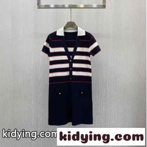 人気 上品 ニットワンピース Vネック ヴァレンティノ コピーブランド ワンピース コピー 春夏 エレガント ストレッチkid26LfyGPr
