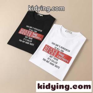ベーシック おしゃれ プリント 快適 グッチ コピー 半袖Tシャツ コピー クルーネック 定番 合わせやすい トップスkid26iiWbaa