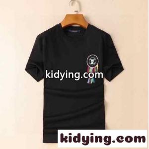 ユニセックス カジュアル おしゃれ 半袖 ルイ・ヴィトン Tシャツ コピー クルーネック トップスkid269P59Xr