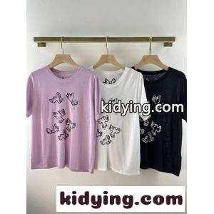 3色あり レディース 可愛い ゆったり クルーネック シャネル スーパーコピー tシャツ コピー 半袖 カジュアル カットソーkid26quG51v