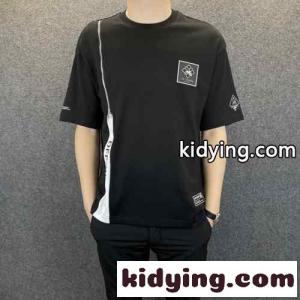 カジュアル ストリート系 コットン 快適 クルーネック オフホワイト コピー tシャツ コピー 春夏 半袖 トップスkid26Or8Lri