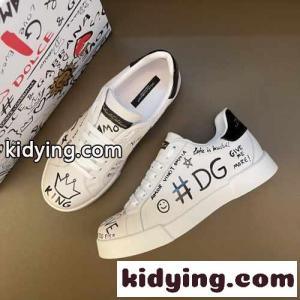 ベーシック ローカット プリント レースアップ ドルチェ&ガッバーナ コピー スニーカー コピー メンズ カジュアルジューズkid26HvCCyu