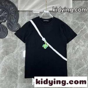 可愛い おしゃれ プリント カジュアル おしゃれ クルーネック クロムハーツ コピーブランド 半袖Tシャツ コピーkid26m4X9ra