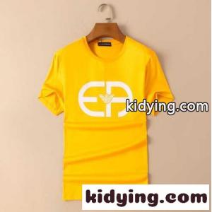 ベーシック アルマーニ ブランド コピー tシャツ コピー 着心地抜群 半袖 トップス カジュアル プリント クルーネックkid26rqii0z