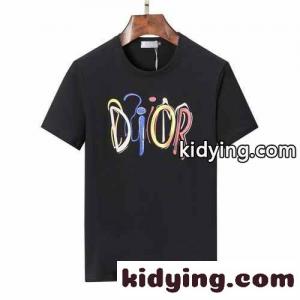 ベーシック ロゴ おしゃれ 半袖 クルーネック トップス クリスチャン・ディオール ブランド コピー Tシャツ コピー 人気kid26zGzW1b