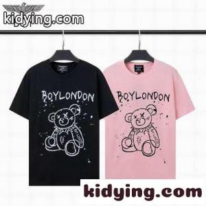 可愛い おしゃれ クルーネック プリント ボーイロンドン 半袖Tシャツ コピー 春夏 定番 合わせやすい トップスkid26e8X55b