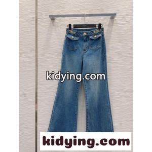 フェンミン エレガント フレアデニムパンツ セリーヌ スーパーコピー ジーンズ 偽物 ブルーkid26vSD0by