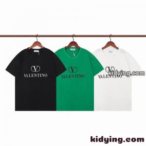 ベーシック ヴァレンティノ コピー Tシャツ コピー クルーネック 半袖 春夏 ロゴ おしゃれ トップス 3色あり 定番kid26baeaCi