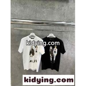 おしゃれ ゆったり 体型カバー レディース クルーネック フェンディ コピー Tシャツ コピー プリント カジュアルkid268TnGHr
