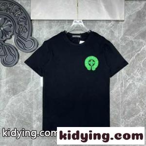定番 ロゴ 着心地いい クルーネック 半袖 トップス おしゃれ カジュアル クロムハーツ スーパーコピー tシャツ コピー 人気 快適kid26uqOnKv