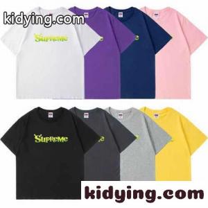 おしゃれ ゆったり 半袖 トップス ロゴ クルーネック シュプリーム コピーブランド tシャツ コピー レディース メンズ 定番 人気kid26raeuuq