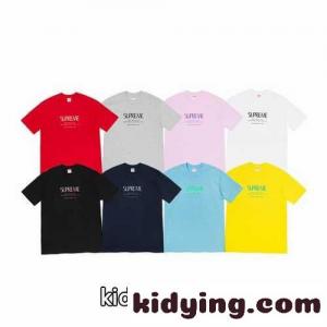 ベーシック 定番 ロゴ 人気 おしゃれ カジュアル シュプリーム スーパーコピー tシャツ コピー 半袖 クルーネック トップス ユニセックスkid26HHT59b