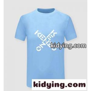 選べる8色 ロゴ プリント クルーネック 定番 カジュアル ケンゾー tシャツ コピー 半袖 着心地いい 大きいサイズ トップスkid26PD8H1f