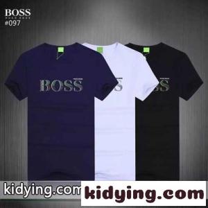 3色あり ロゴ 着心地いい 春夏 合わせやすい ヒューゴ・ボス tシャツ コピー 半袖 トップス 定番 クルーネック 人気kid26O9D4bq