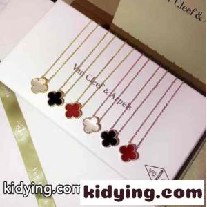 定番 人気 四つ葉のクローバー 18k メッキ ヴァンクリーフ&アーペル ネックレス コピー レディース アクセサリーkid26P51Tru