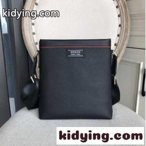 ショルダーバッグ メッセンジャーバッグ 鞄 グッチ コピーブランド バッグ メンズ コピー 人気 レザー 斜め掛け ブラックkid26CKrS5z