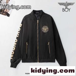 お洒落 クラシック ロゴプリント ボーイロンドン ジャケット コピー 長袖 かっこいい メンズ アウター ブルゾンkid26Gri8ve