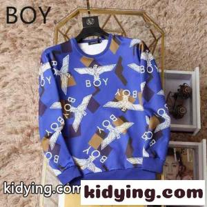 ボーイロンドン 長袖tシャツ コピー メンズ プリント クルーネック プルオーバー おしゃれ スウェットシャツ 人気kid26i0jGju