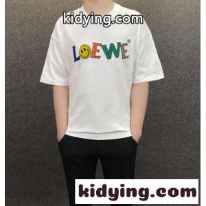 ゆったり 人気 合わせやすい ラウンドネック ロエベ コピー tシャツ コピー メンズ 半袖 春夏 新作 カジュアル おしゃれkid26eODaya