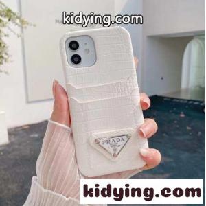おしゃれ 可愛い カード収納 プラダ コピーブランド スマホケース iphone コピー ファッション シンプル 4色あり レザーkid26WHPfSr