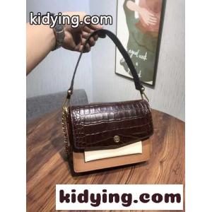 可愛い ファッション バイカラー クロコ型押し 肩掛け 斜め掛け トリー バーチ バッグ コピー レディースkid26mayW1D