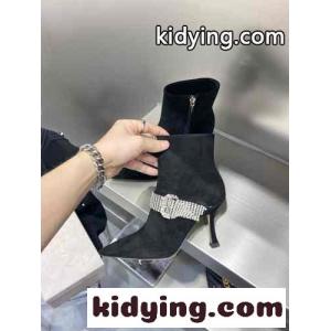 セクシー ポインテッドトゥ 美足 気質アップ スエード ハイヒール 8.5CM ジミーチュウ コピー ブーツ コピー レディースkid26KXrWru