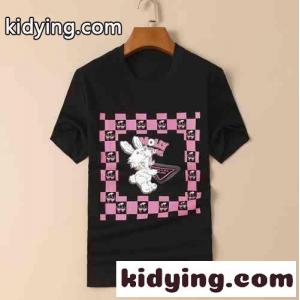 着心地いい プリント 合わせやすい ラウンドネック プラダ ブランド コピー 半袖tシャツ コピー メンズ ホワイト ブラックkid26SX1nCm