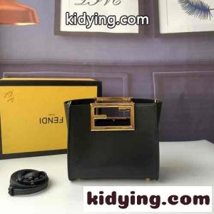 フェンディ コピー バッグ 人気 コピー ブラック ファッション ショルダー レディースバッグ 小さめ 高級感kid26C059zq