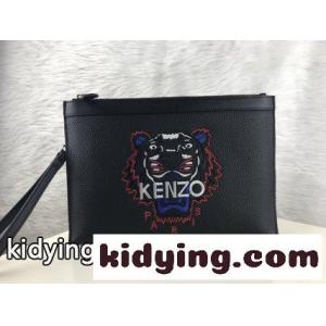 KENZO（ケゾン ）Tiger刺繍のバッグ ケンゾー バッグ 人気 コピー  皮紋がはっきりしていて 皮の光沢が非常によく見えますkid261PDiye