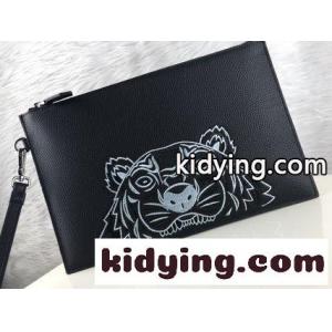 KENZO（ケゾン）Tiger刺繍のバッグ ケンゾー バッグ 花柄 コピー  皮の模様がはっきりしていて 皮の光沢が非常によく見えますkid268T951f