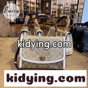 コーチ コピーブランドバッグ お手入れコピー 新しい女性用 クラシックロゴの帆布TILLYトップハンドル手袋kid26rqSrWn