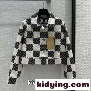 新作～バブルダミエトラッカージャケット ルイヴィトン コピー ジャケット コピー レディースkid26TLLb4f