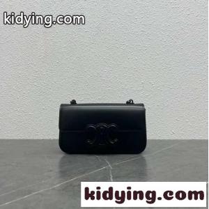セリーヌ コピー バッグ コピー 定番 人気 トリオンフ レディース チェーン ショルダーバッグ ブラックkid265ryemm