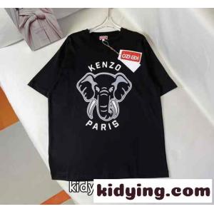ケンゾー Tシャツ コピー ユニセックス コットン 人気 クルーネック プリントkid26Lv89ne