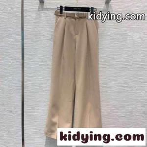 シンプル 高級感 ミッドライズ ワイドパンツ ミュウミュウ コピーブランド パンツ コピー レディースkid26m8neaq