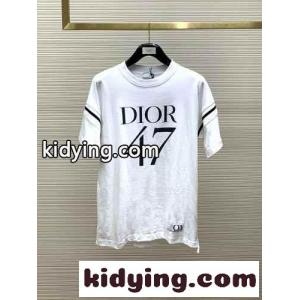 人気 カジュアル ロゴ 半袖Tシャツ クリスチャン・ディオール コピー Tシャツ コピー ホワイトkid26OLXL9v