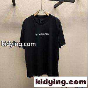 シンプル ジバンシィ コピー Tシャツ コピー ロゴ プリント クルーネック 半袖 トップスkid26SHjCGj