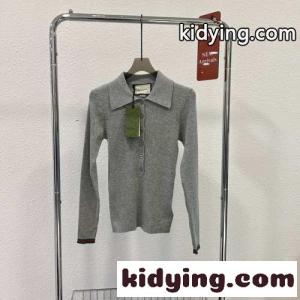 シンプル ストレッチ グッチ コピー ニット 偽物 リブ トップスkid26ve4nGv
