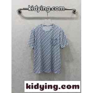 存在感抜群 総柄 半袖Tシャツ クリスチャン・ディオール スーパーコピー Tシャツ 偽物 グレーkid26jqqK5z