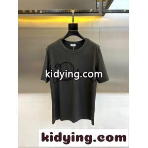 シンプル ロゴ 半袖Tシャツ クリスチャン・ディオール コピーブランド Tシャツ 偽物 グレーkid26DSTr0f