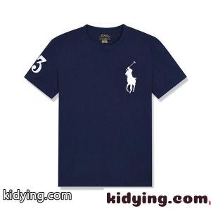 オシャレファッション性POLO RALPH LAURENポロ ラルフローレンスーパーコピークルーネック半袖Ｔシャツトップスkid260fy8ry