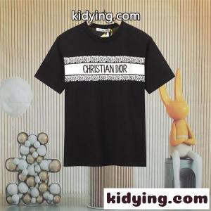 売れ筋急騰 ブラック シンプル洗練 カジュアル dior コピー ディオール コピー コピー 半袖Tシャツkidying26vey0bq